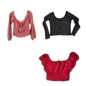 Arizona Crop Tops Lot of 3  Size XL